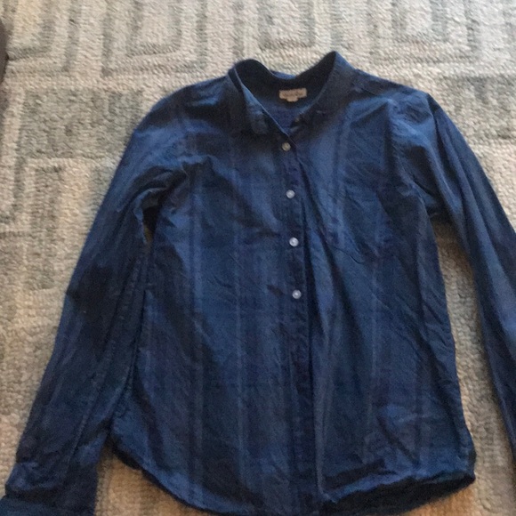 Steven Alan SZ Medium Blue Button Down - Picture 1 of 3